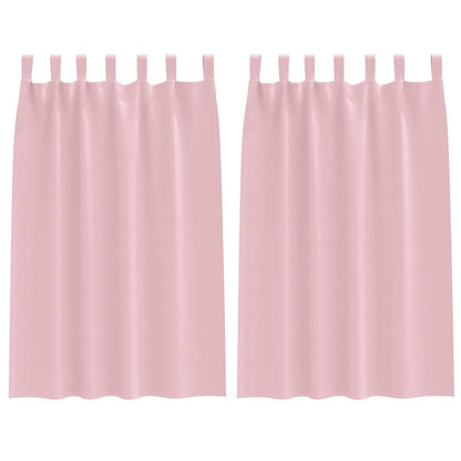 Tende Blackout con Anelli 2 pcs Rosa baby 175 x 140 cm | homemem39