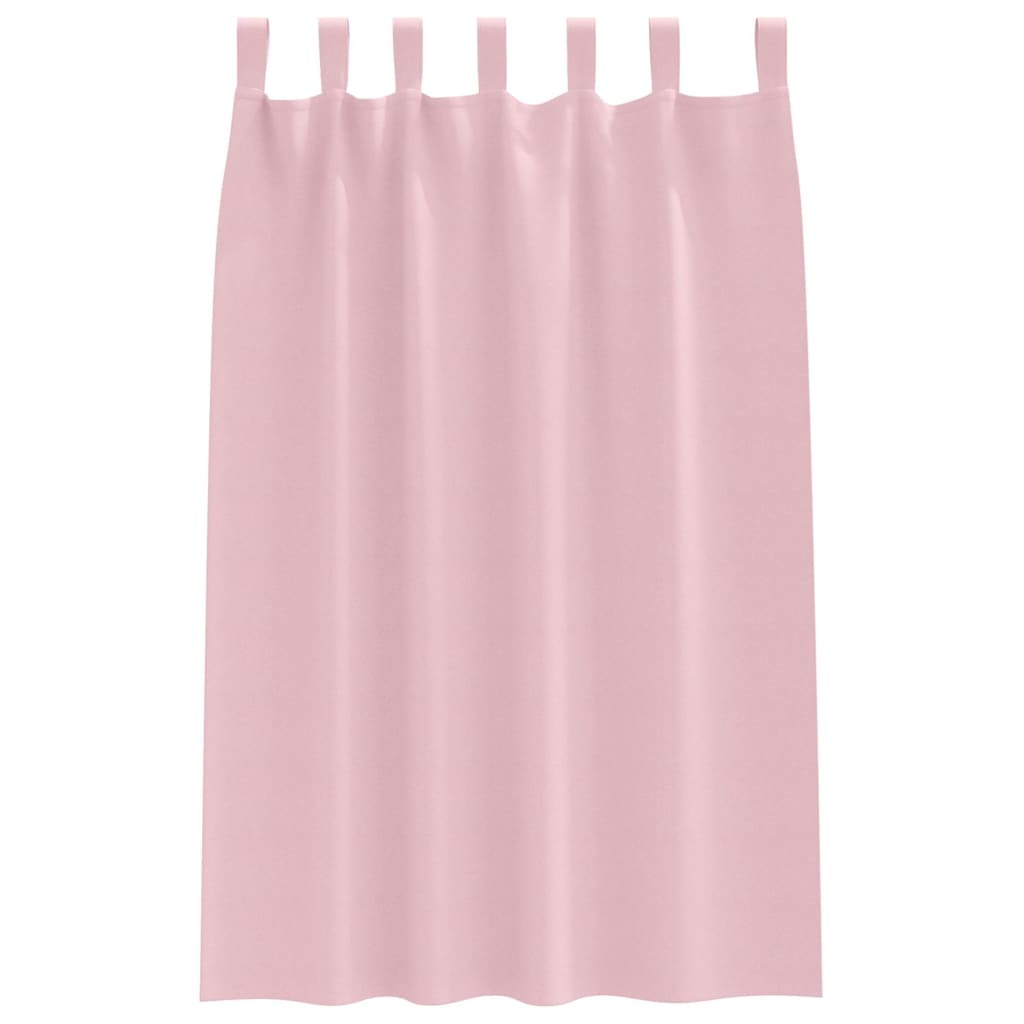 Tende Blackout con Anelli 2 pcs Rosa baby 175 x 140 cm | homemem39