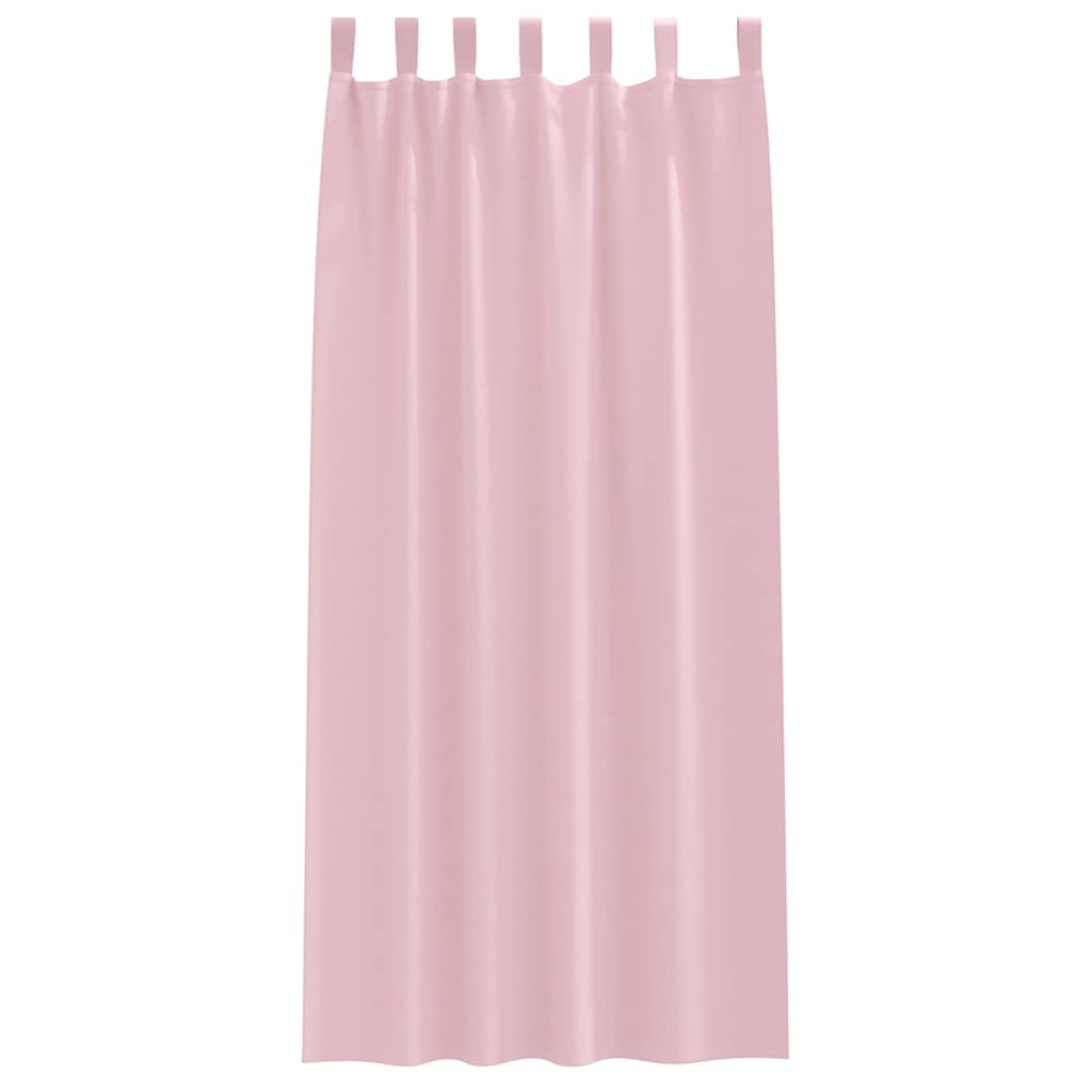 Tende Blackout con Anelli 2 pcs Rosa baby 245 x 140 cm | homemem39