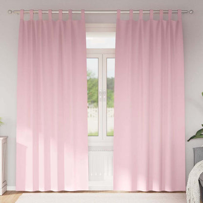 Tende Blackout con Anelli 2 pcs Rosa baby 260 x 140 cm | homemem39