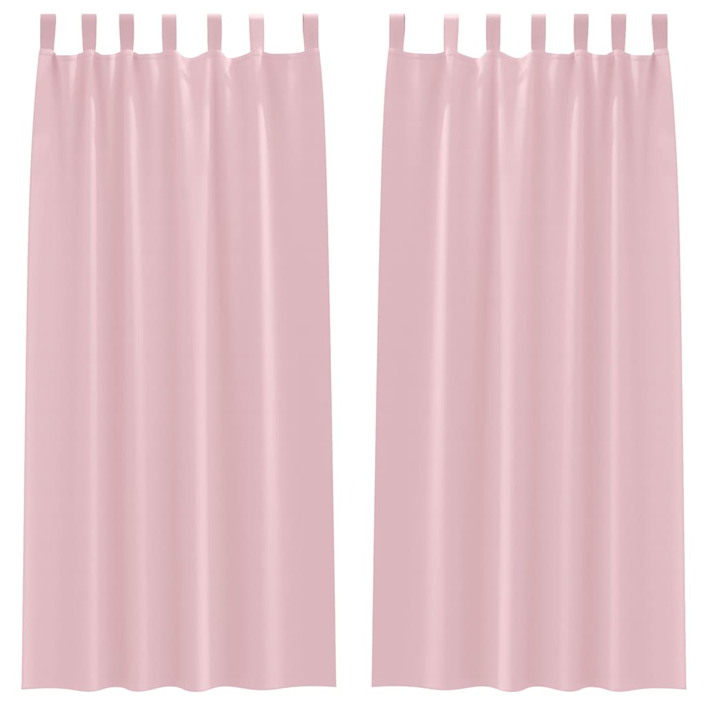 Tende Blackout con Anelli 2 pcs Rosa baby 260 x 140 cm | homemem39