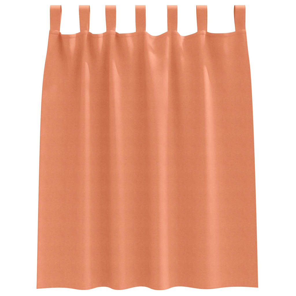 Tende Blackout con Anelli 2 pcs Terracotta 140 x 140 cm | homemem39