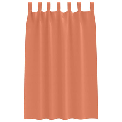 Tende Blackout con Anelli 2 pcs Terracotta 175 x 140 cm | homemem39