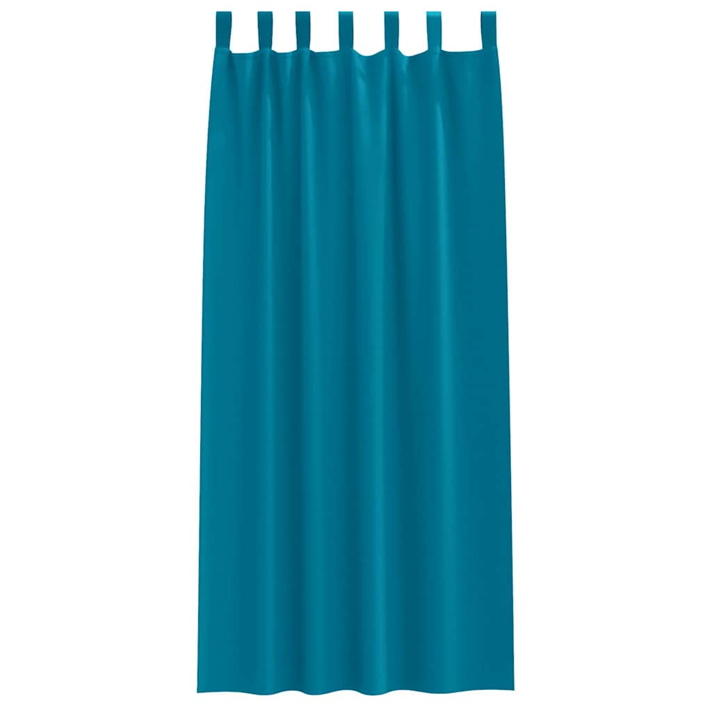Tende Blackout con Anelli 2 pcs Turchese 225 x 140 cm | homemem39