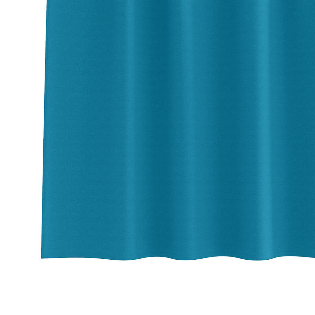 Tende Blackout con Anelli 2 pcs Turchese 260 x 140 cm | homemem39