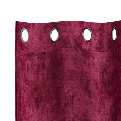 Tende in Velluto 2 pcs Rosso Vino 175 x 140 cm Velluto | homemem39