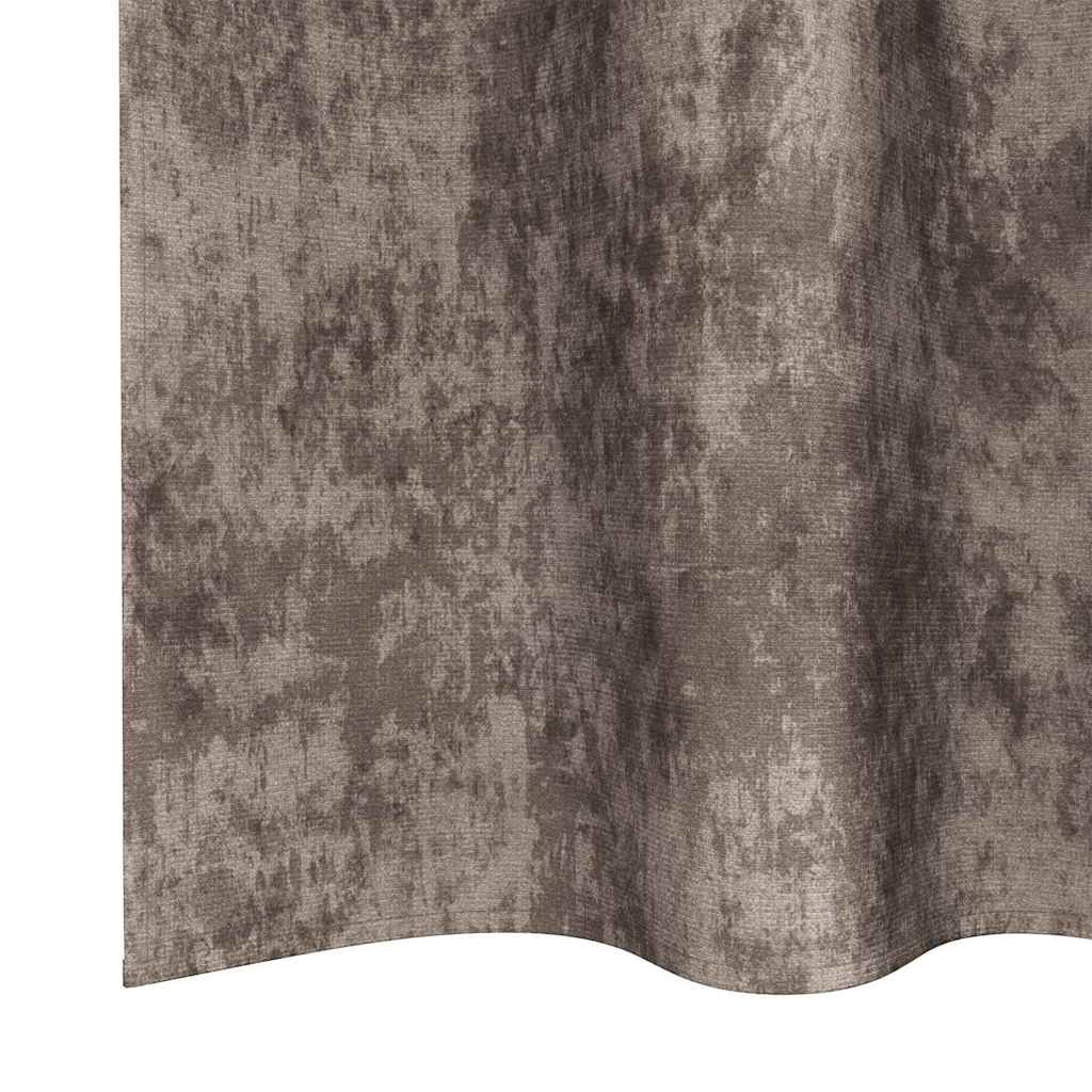 Tende in Velluto 2 pcs Cappuccino 140 x 140 cm Velluto | homemem39
