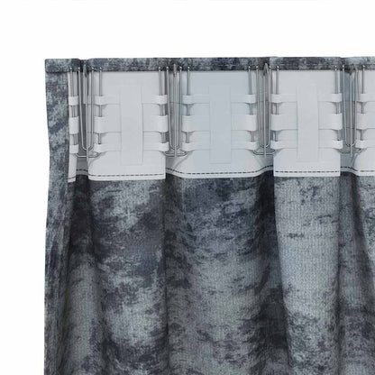 Tende in Velluto 2 pcs Grigio Argento 140 x 140 cm Velluto | homemem39