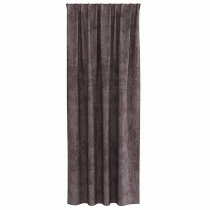 Tende in Velluto con tende 2 pcs Marrone 225 x 140 cm Velluto | homemem39