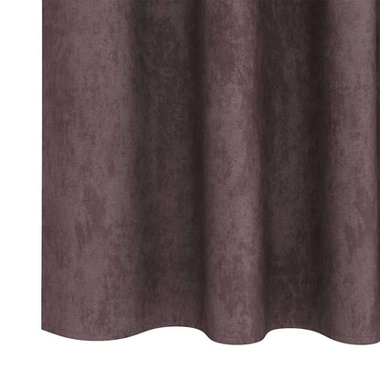Tende in Velluto con tende 2 pcs Marrone 245 x 140 cm Velluto | homemem39