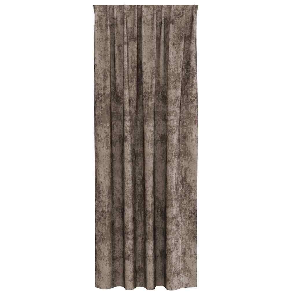 Tende in Velluto 2 pcs Cappuccino 225 x 140 cm Velluto | homemem39