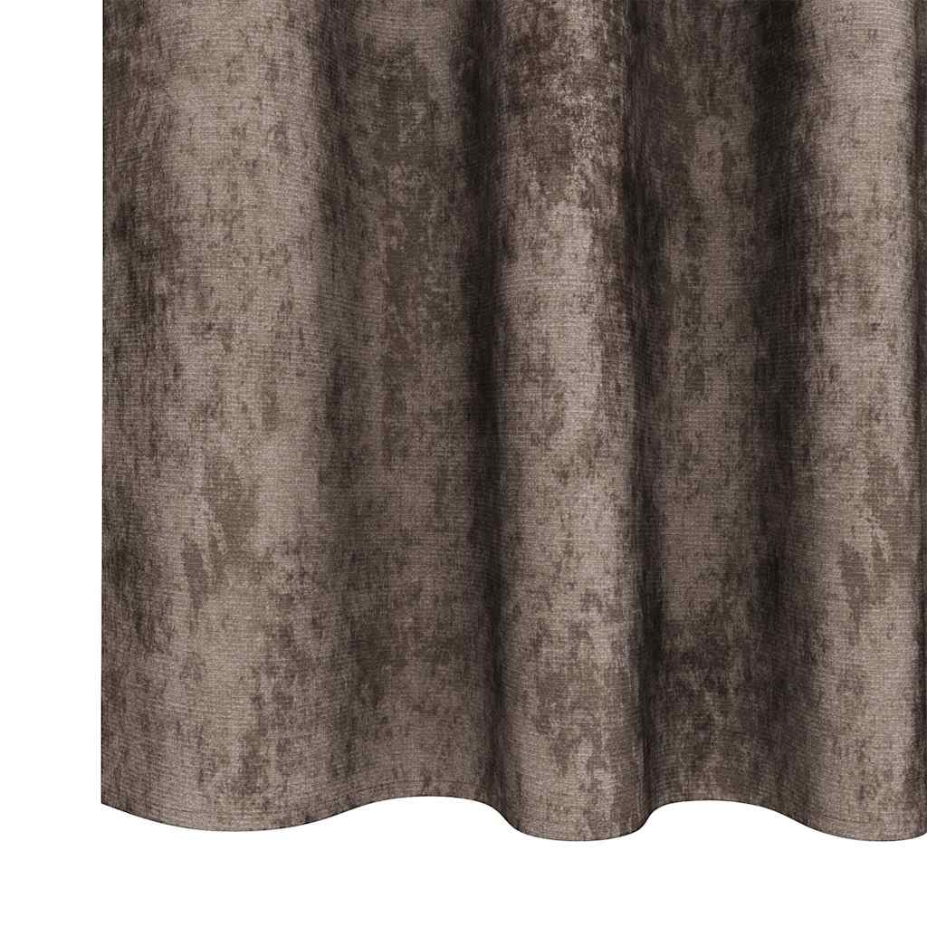 Tende in Velluto 2 pcs Cappuccino 245 x 140 cm Velluto | homemem39