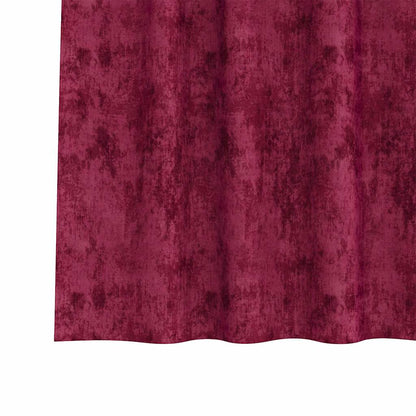 Tende in Velluto 2 pcs Rosso Vino 140 x 140 cm Velluto
