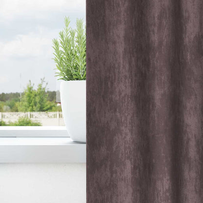 Tende in Velluto con tende 2 pcs Marrone 260 x 140 cm Velluto | homemem39