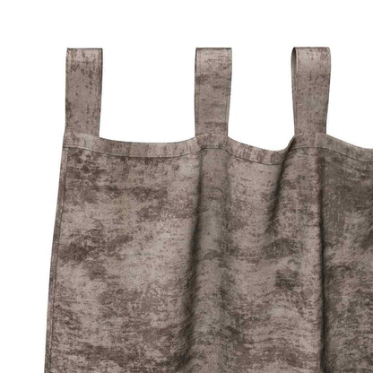 Tende in Velluto 2 pcs Cappuccino 175 x 140 cm Velluto | homemem39