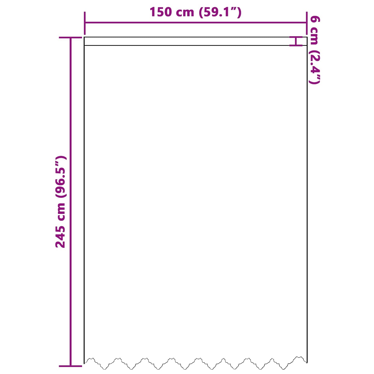 Tenda in Pizzo con tende Floreale Bianco 245x150cm Poliestere | homemem39