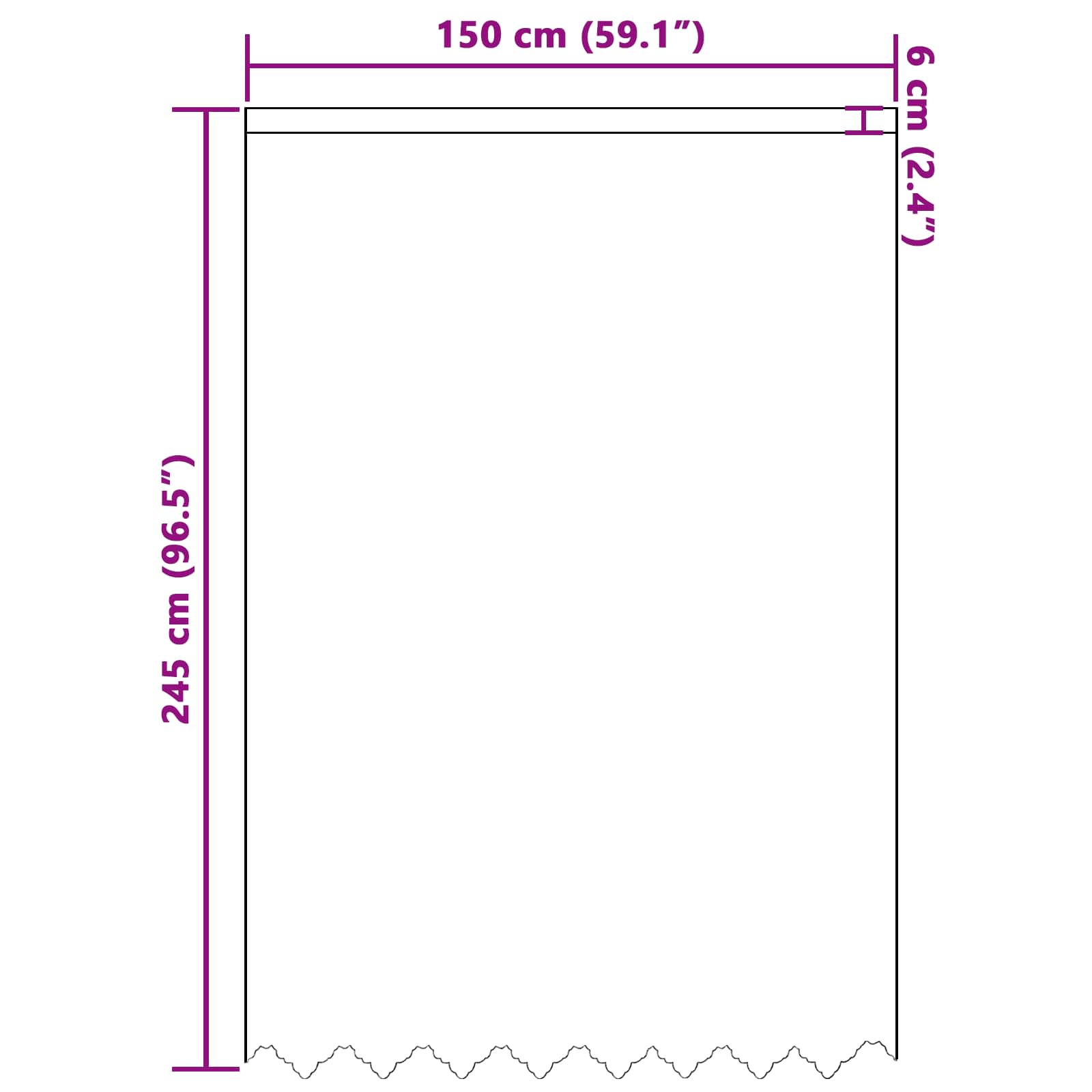 Tenda in Pizzo con tende Floreale Bianco 245x150cm Poliestere | homemem39
