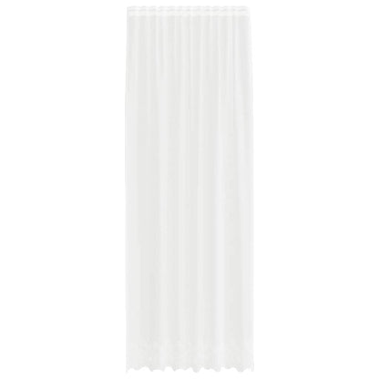 Tenda in Pizzo con tende Bianco 150x260cm Poliestere