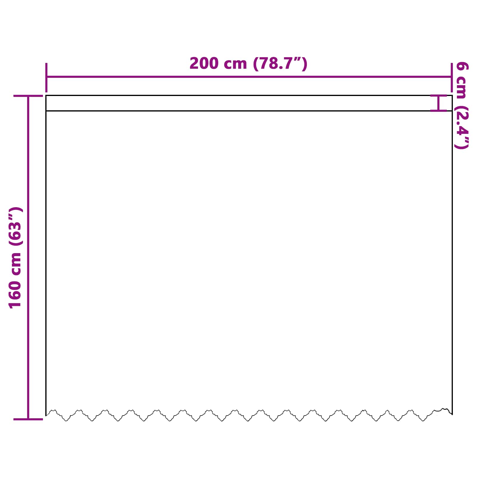 Tenda in Pizzo con tende Bianco 160 x 200 cm Poliestere | homemem39