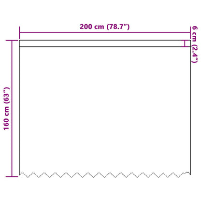 Tenda in Pizzo con tende Bianco 160 x 200 cm Poliestere | homemem39