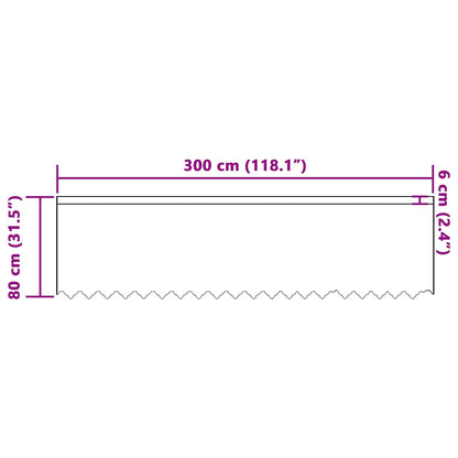 Tenda in Pizzo con tende Floreale Bianco 80 x 300 cm Poliestere | homemem39