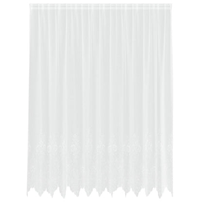 Tenda in Pizzo con tende Bianco 220 x 300 cm Poliestere | homemem39