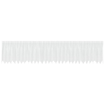 Tenda in Pizzo con tende Floreale Bianco 80 x 750 cm Poliestere