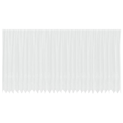 Tenda in Pizzo con tende Floreale Bianco 240x750cm Poliestere | homemem39