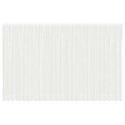 Tenda in Pizzo con tende Floreale Bianco 260x750cm Poliestere