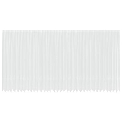 Tenda in Pizzo con tende Bianco 260 x 900 cm Poliestere | homemem39