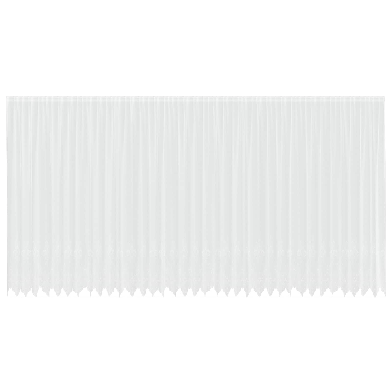 Tenda in Pizzo con tende Bianco 300 x 900 cm Poliestere | homemem39