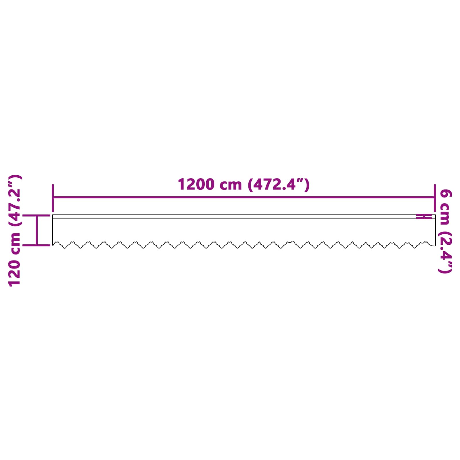 Tenda in Pizzo con tende Bianco 120 x 1200 cm Poliestere | homemem39