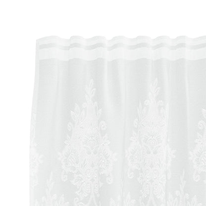 Tenda in Pizzo con tende Bianco 260 x 1200 cm Poliestere