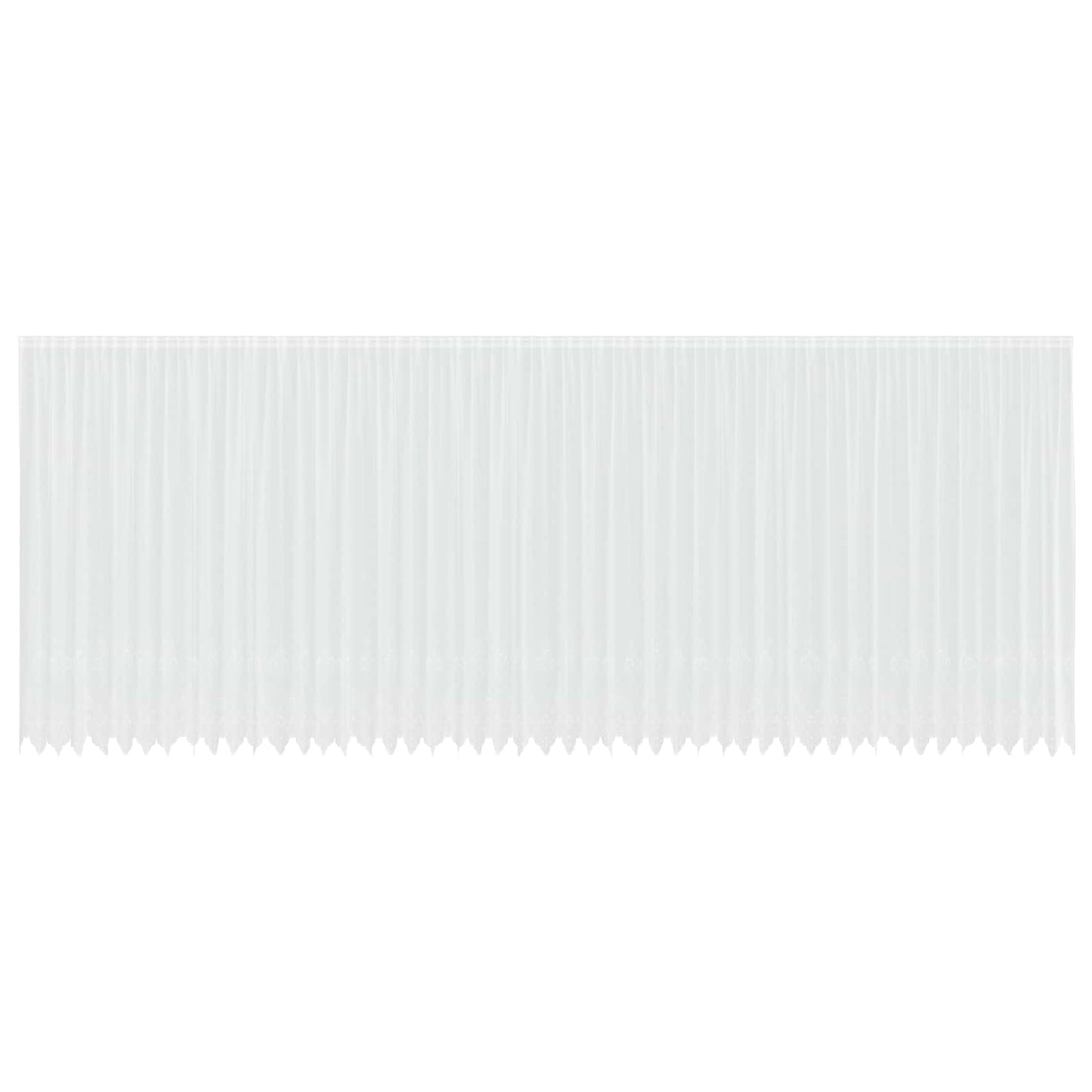 Tenda in Pizzo con tende Floreale Bianco 280x1200cm Poliestere | homemem39