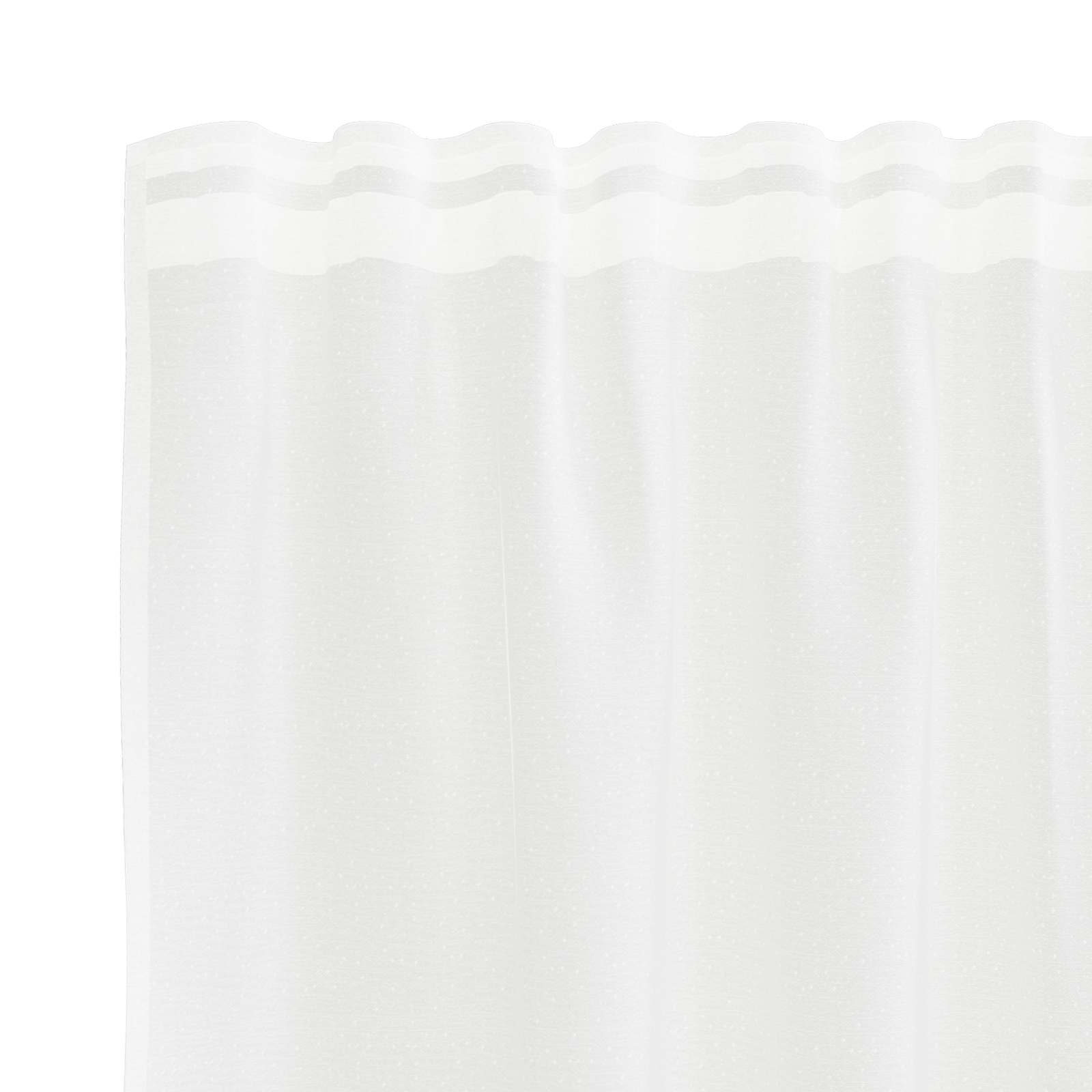 Tenda in Pizzo con tende Floreale Bianco 80 x 150 cm Poliestere | homemem39