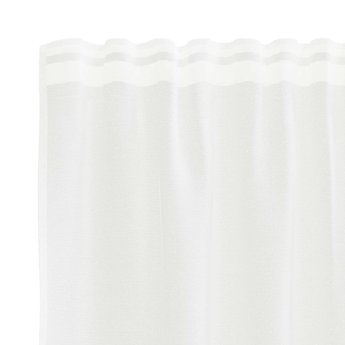 Tenda in Pizzo con tende Bianco 240 x 150 cm Poliestere | homemem39
