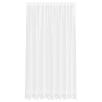 Tenda in Pizzo con tende Bianco 245 x 200 cm Poliestere | homemem39