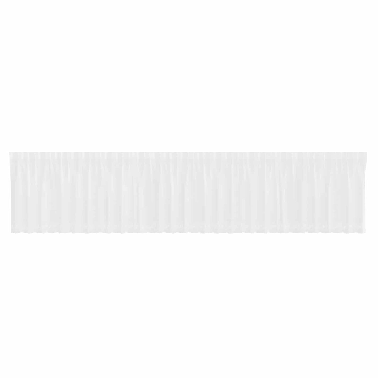 Tenda in Pizzo con tende Floreale Bianco 80 x 750 cm Poliestere | homemem39