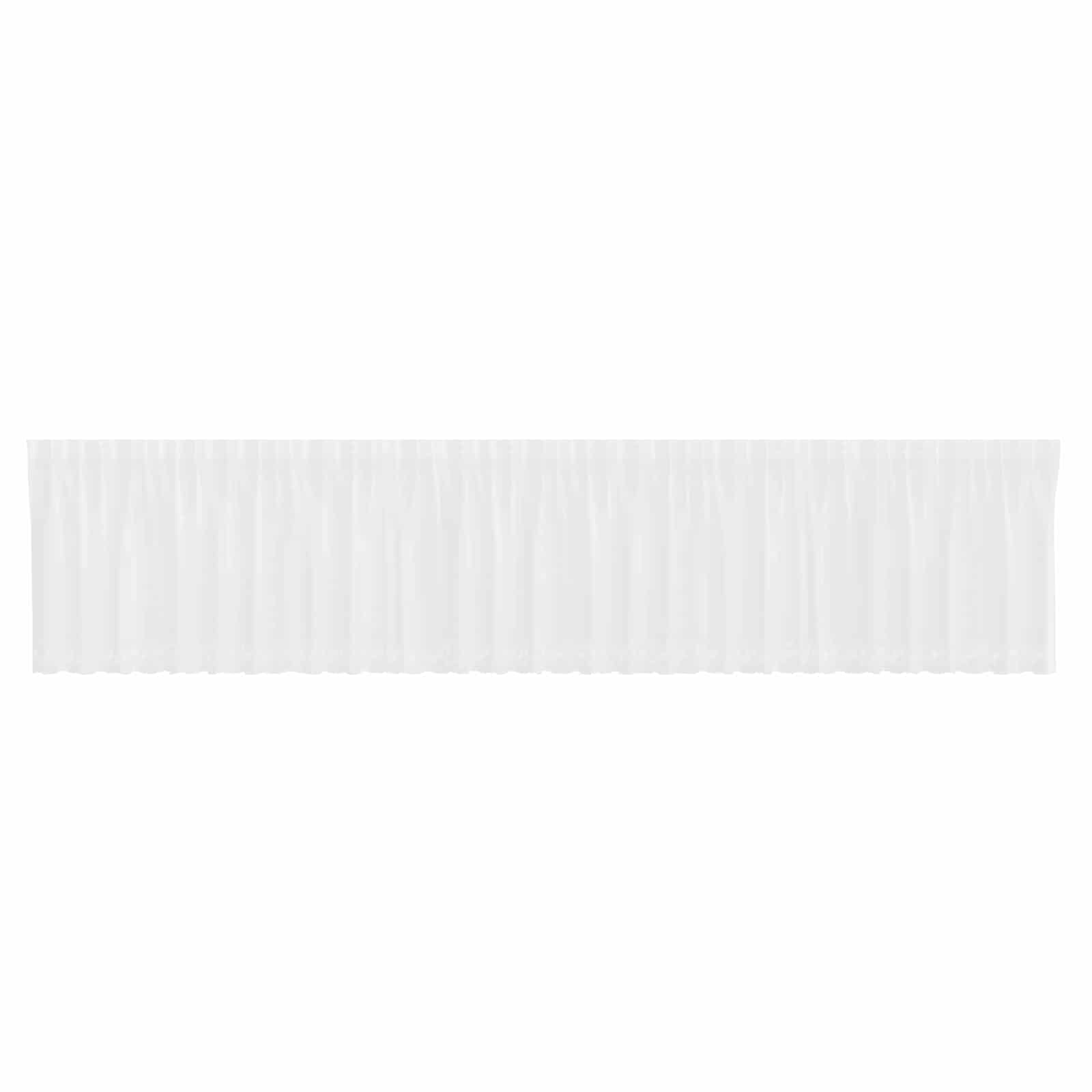 Tenda in Pizzo con tende Bianco 750 x 100 cm Poliestere | homemem39