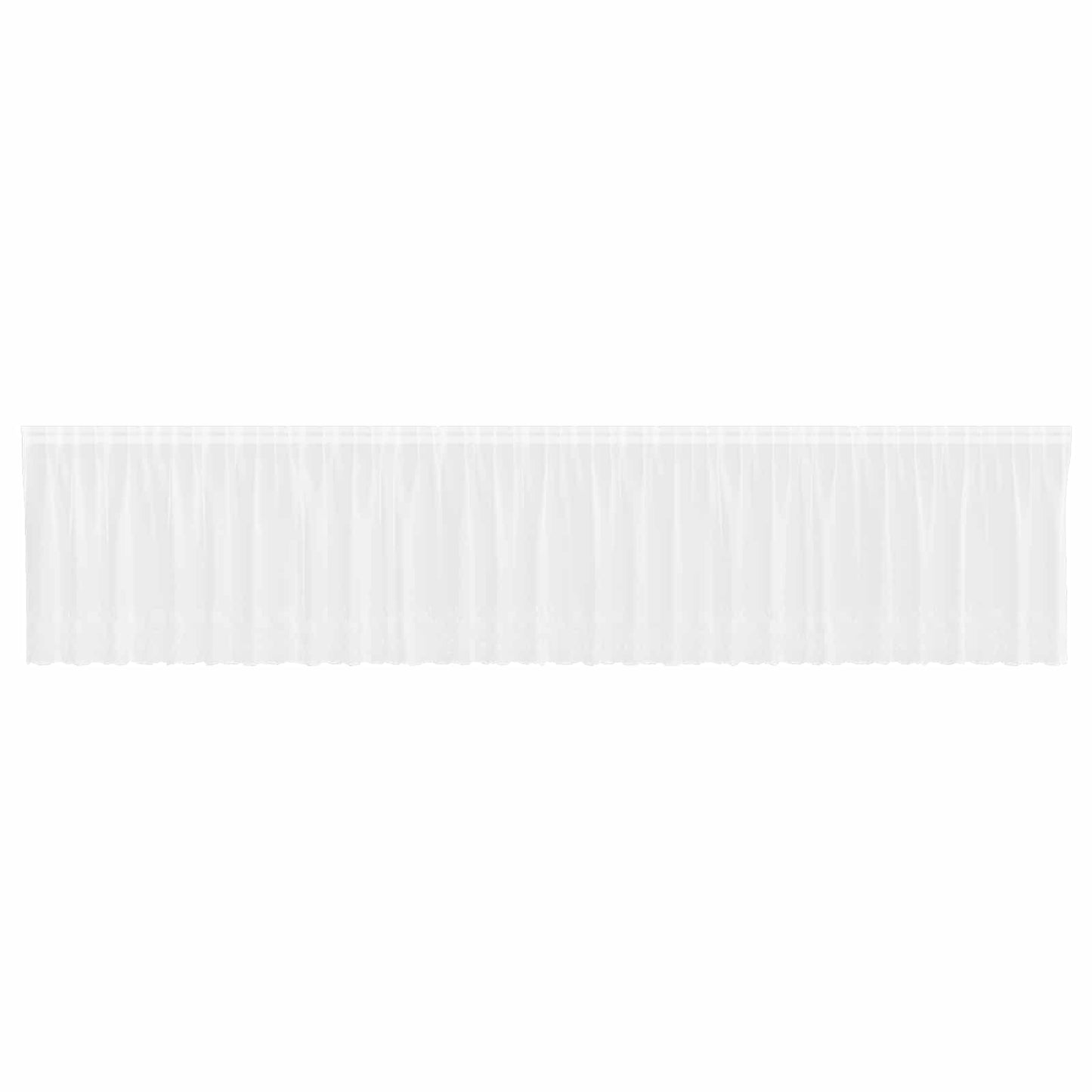 Tenda in Pizzo con tende Bianco 140 x 750 cm Poliestere | homemem39