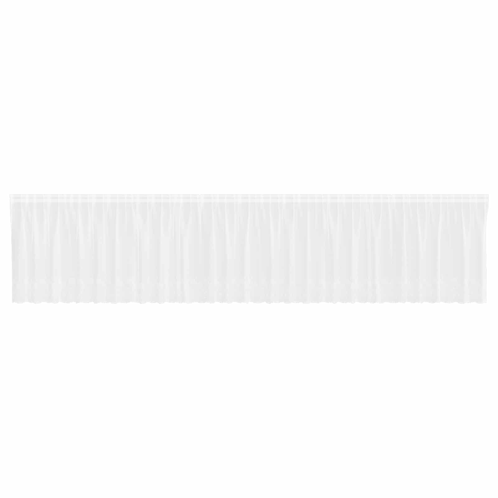 Tenda in Pizzo con tende Bianco 140 x 750 cm Poliestere | homemem39