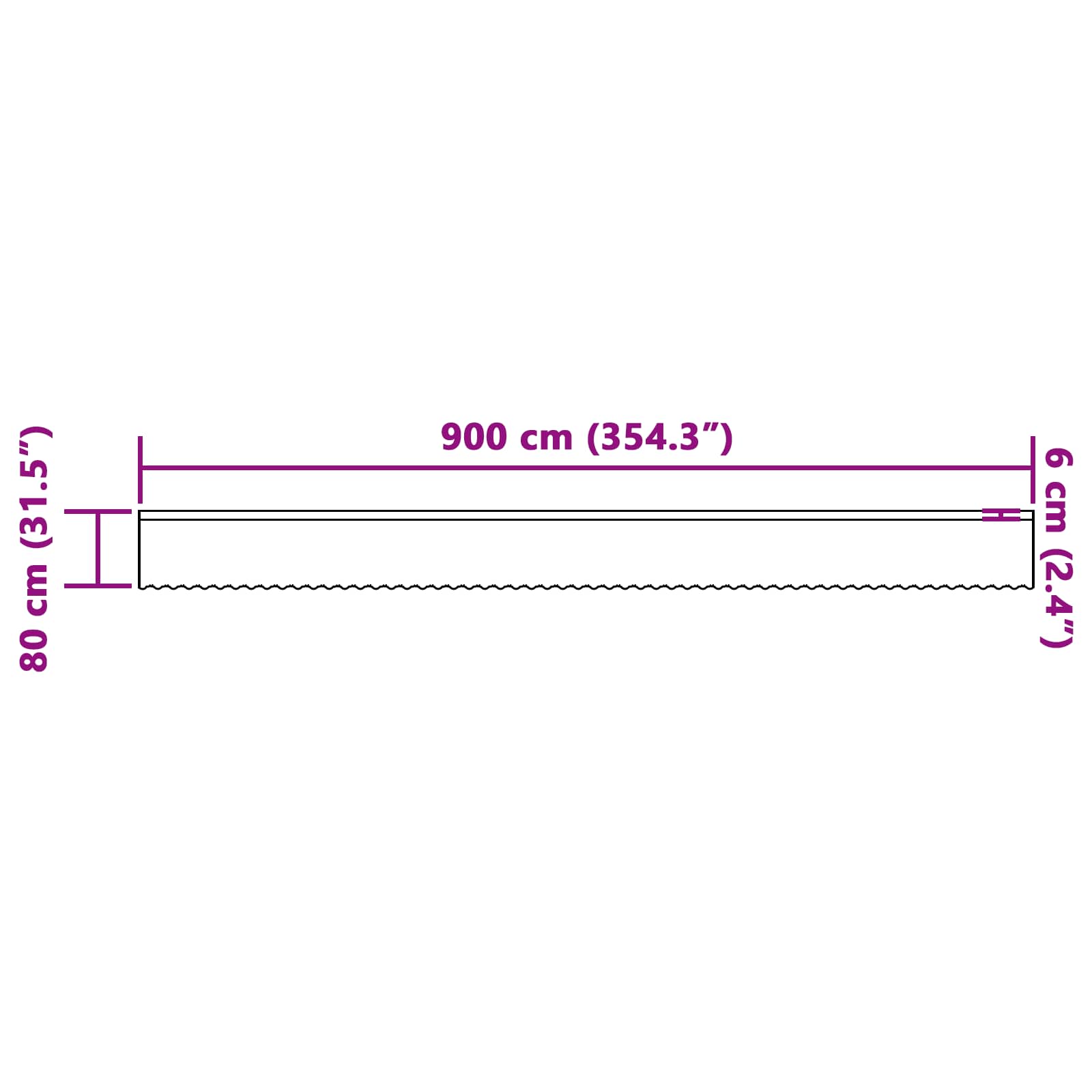 Tenda in Pizzo con tende Floreale Bianco 80 x 900 cm Poliestere | homemem39
