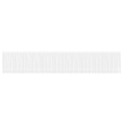 Tenda in Pizzo con tende Bianco 120 x 900 cm Poliestere | homemem39