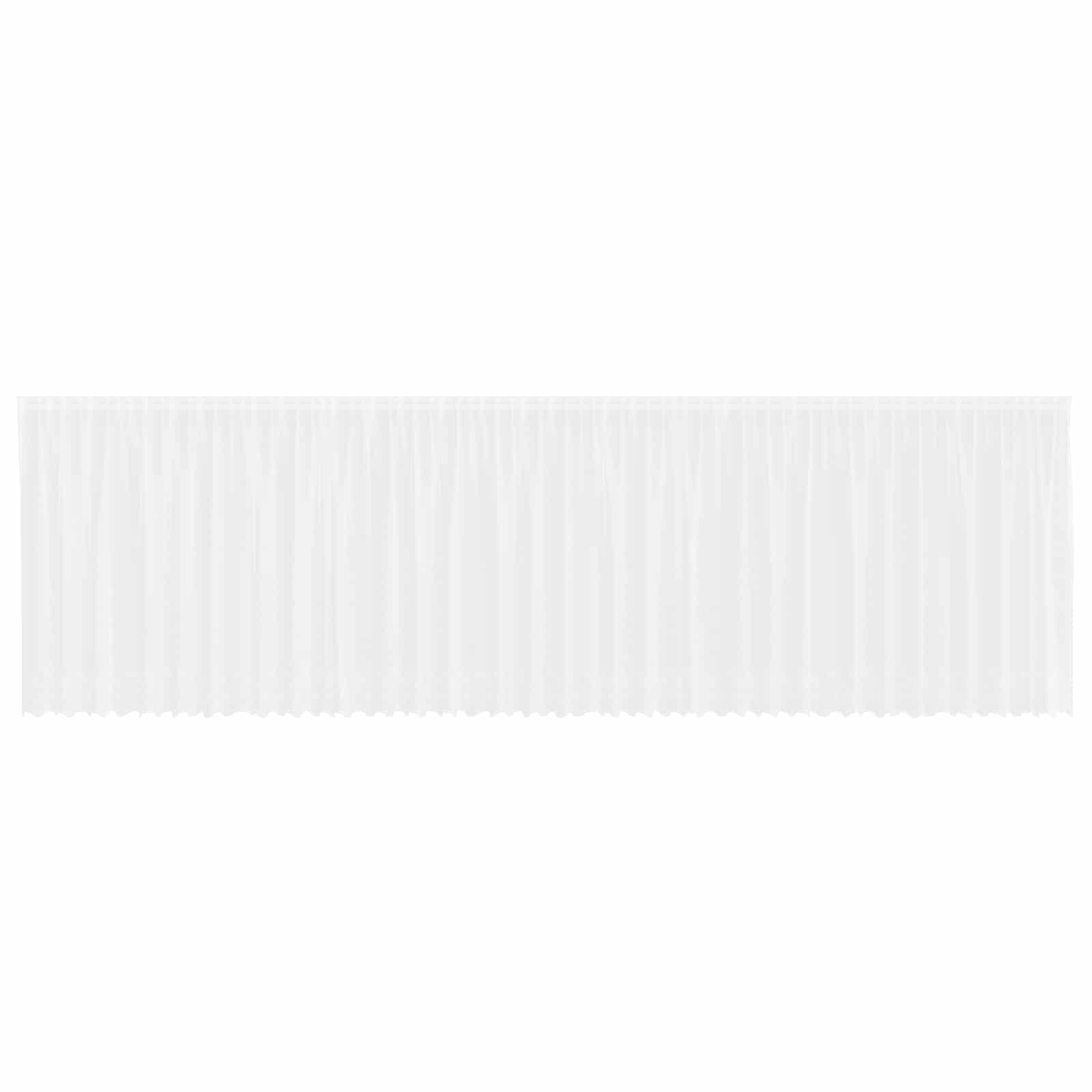 Tenda in Pizzo con tende Bianco 900 x 140 cm Poliestere | homemem39