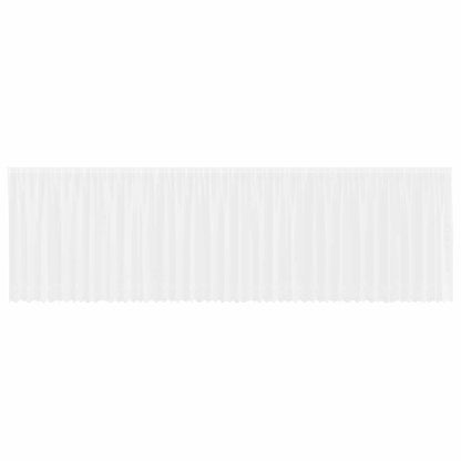 Tenda in Pizzo con tende Bianco 160 x 900 cm Poliestere | homemem39