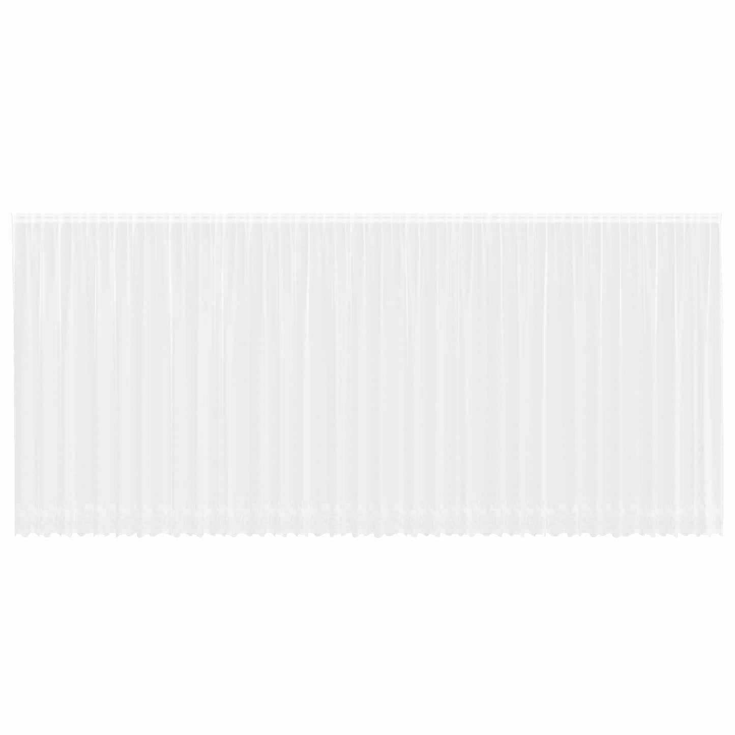 Tenda in Pizzo con tende Bianco 200 x 900 cm Poliestere | homemem39