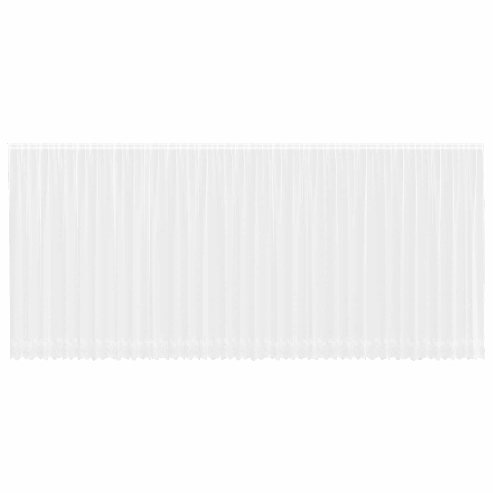 Tenda in Pizzo con tende Bianco 245 x 900 cm Poliestere | homemem39