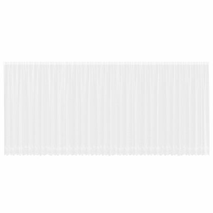Tenda in Pizzo con tende Bianco 245 x 900 cm Poliestere | homemem39