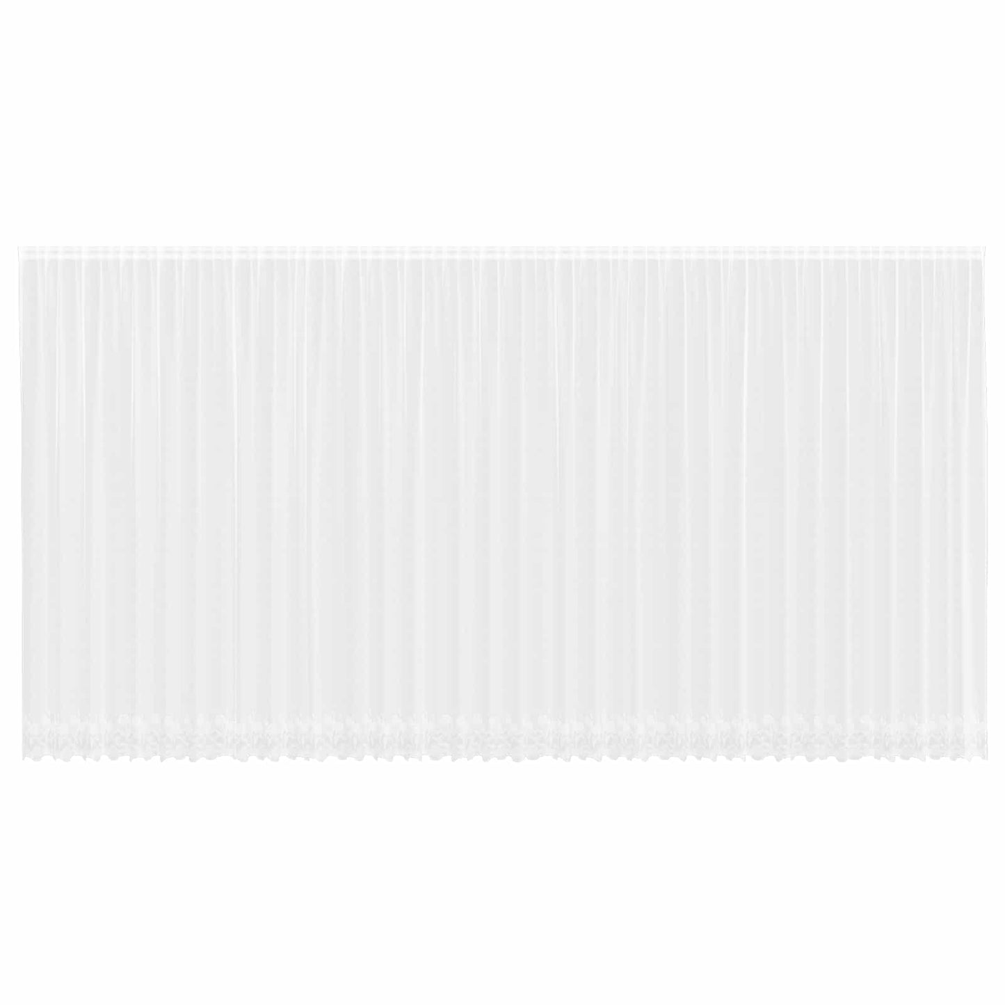Tenda in Pizzo con tende Bianco 260 x 900 cm Poliestere | homemem39