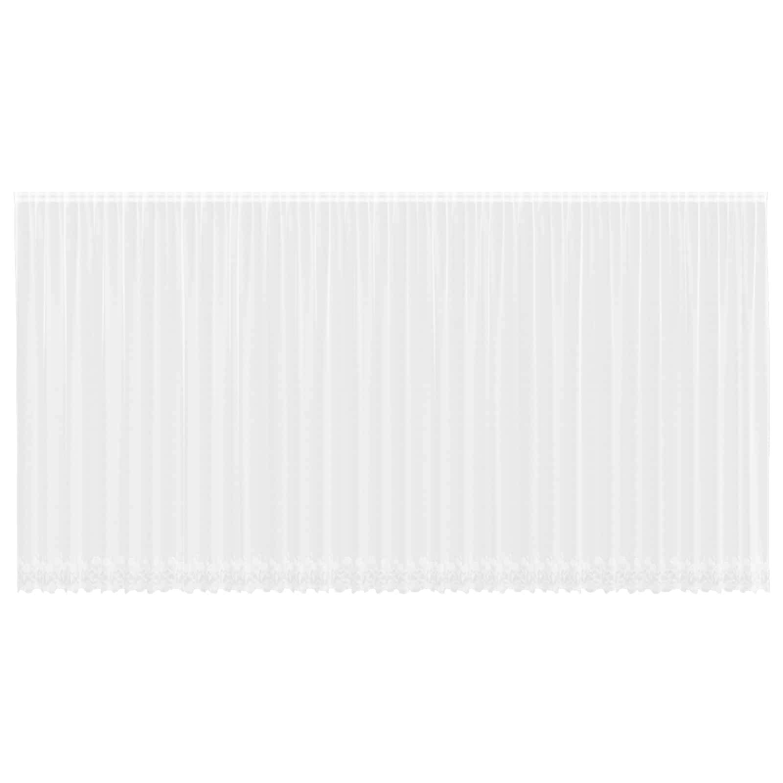 Tenda in Pizzo con tende Bianco 280 x 900 cm Poliestere | homemem39